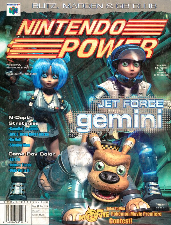 Nintendo Power Issue 124 (September 1999) cover